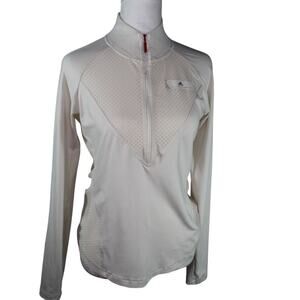 Adidas Stella McCartney Barricade Half Zip Jacket White Medium